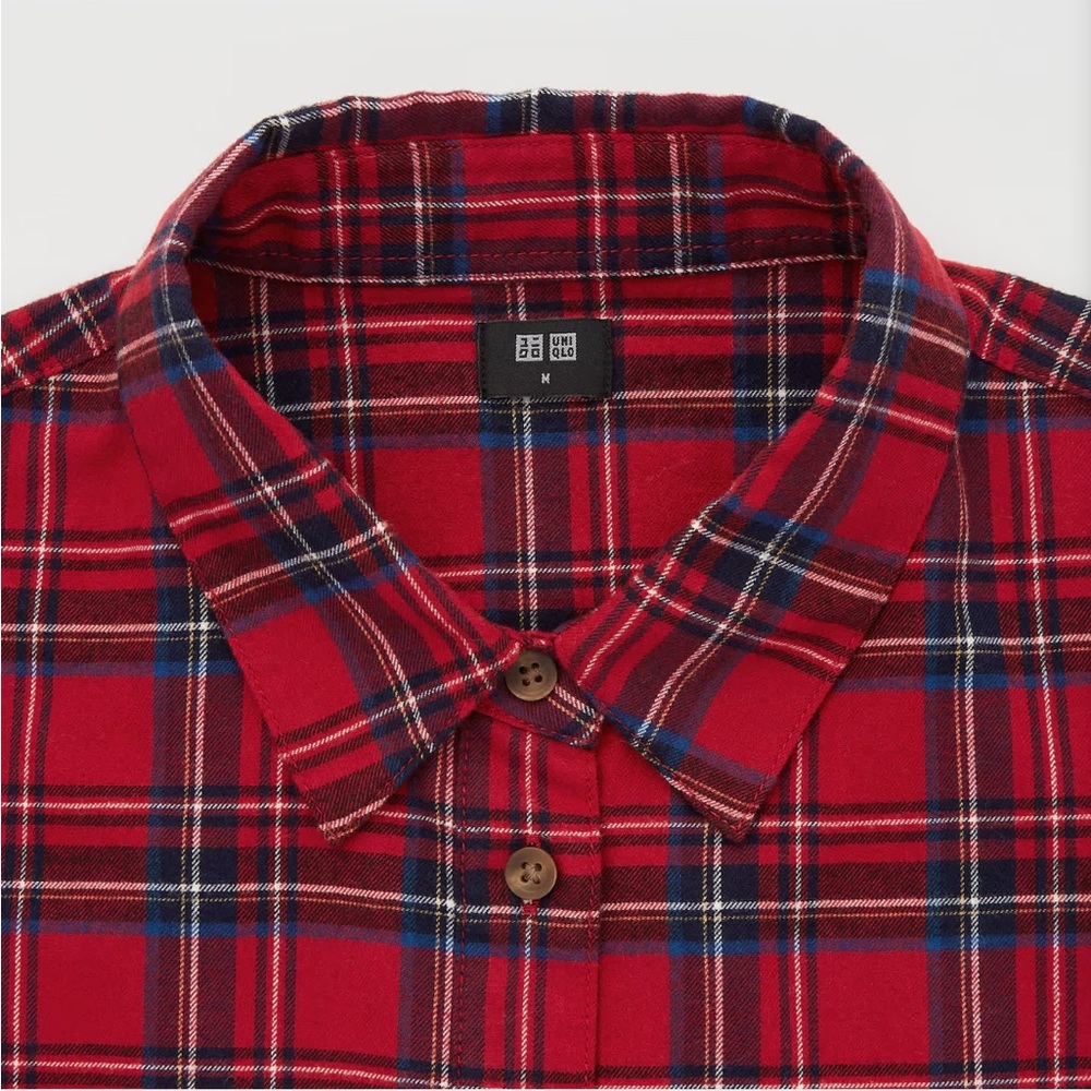 Uniqlo Red and Blue Plaid Shirt